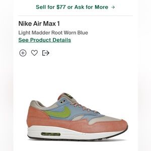 Air Max 1 Light Madder